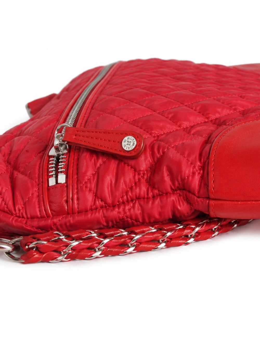 MZ Wallace Quilted Cherry Red Crosby Cross body Bag - Picture 4 of 10